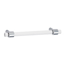 A860-6 PC - Acrylic Contemporary - 6" Cabinet Pull - Polished Chrome