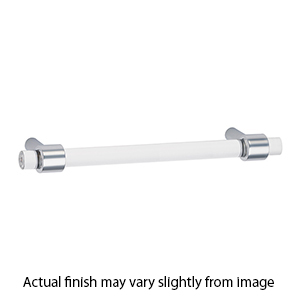 A860-6 PC - Acrylic Contemporary - 6" Cabinet Pull - Polished Chrome