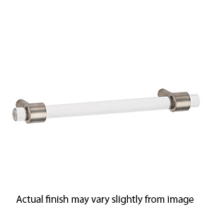 A860-8 SN - Acrylic Contemporary - 8" Cabinet Pull - Satin Nickel