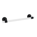 A7220-12 MB - Acrylic Contemporary - 12" Towel Bar - Matte Black