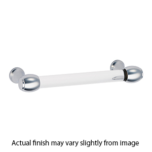 A870-3 PC - Acrylic Royale - 3" Cabinet Pull - Polished Chrome