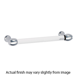 A870-8 PC - Acrylic Royale - 8" Cabinet Pull - Polished Chrome