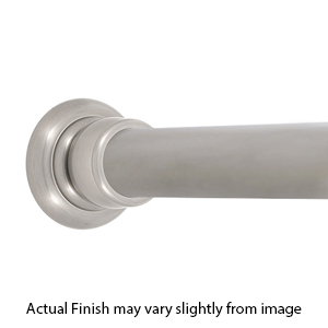 36" Shower Rod - Charlie's - Brushed/ Satin Nickel