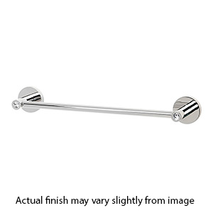 C8320-24 PN - Crystal Contemporary I - 24" Towel Bar - Polished Nickel