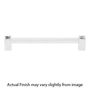 CD718-8 PN - Contemporary Crystal II - 8" Appliance Pull - Polished Nickel