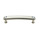 C211-35 PN - Swarovski Crystal I - 3.5" Cabinet Pull - Polished Nickel