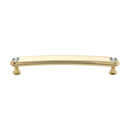 C211-6 GLD - Swarovski Crystal I - 6" Cabinet Pull - Gold