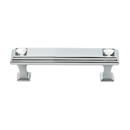 C213-3 PC - Swarovski Crystal II - 3" Cabinet Pull - Polished Chrome