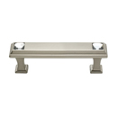 C213-3 SN - Swarovski Crystal II - 3" Cabinet Pull - Satin Nickel