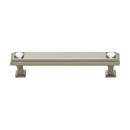 C213-35 SN - Swarovski Crystal II - 3.5" Cabinet Pull - Satin Nickel