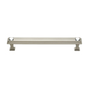 C213-6 SN - Swarovski Crystal II - 6" Cabinet Pull - Satin Nickel