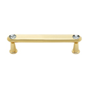 C214-35 GLD - Swarovski Crystal III - 3.5" Cabinet Pull - Gold