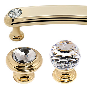 Swarovski Crystal I - Gold