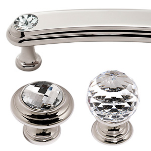 Swarovski Crystal I - Polished Nickel