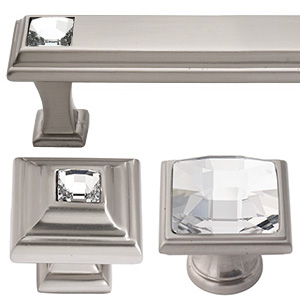 Swarovski Crystal II - Satin Nickel