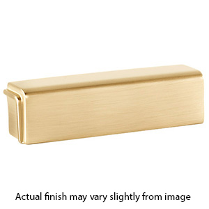 A986-4 - Cube - 4" Cup Pull - Satin Brass