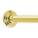 Embassy - Shower Rod - Unlacquered Brass