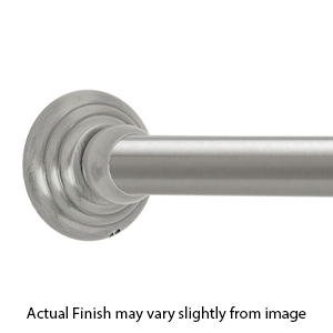 60" Shower Rod - Embassy - Brushed/ Satin Nickel