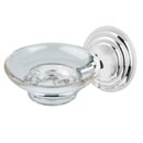 A9030 PC - Embassy - Soap Dish & Holder - Polished Chrome