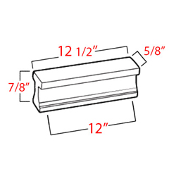 A965-12 - Linear - 12" Cabinet Pull - Matte Black