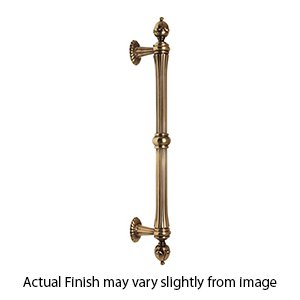 D6929-18 PA - Ornate Collection - 18" Appliance Pull - Polished Antique