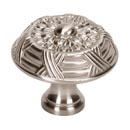 A880-14 - Ribbon & Reed - 1.25" Cabinet Knob - Satin Nickel