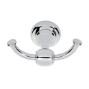 A6684 - Royale - Double Robe Hook - Polished Chrome