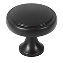 A980-14 - Royale - 1.25" Round Knob - Matte Black