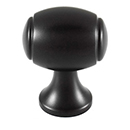 A981-34 - Royale - 3/4" Barrel Knob - Matte Black