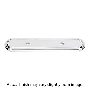 A1508-35 - Venetian - Backplate for 3.5" Pull - Polished Chrome