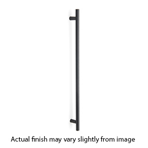 D2802-18 MB - Vita Bella - 18" Appliance Pull w/ Smooth Bar - Matte Black