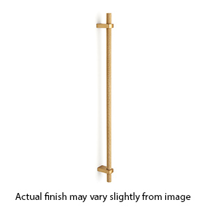 D2901-12 CHP - Vita Bella - 12" Appliance Pull w/ Knurled Bar - Champagne