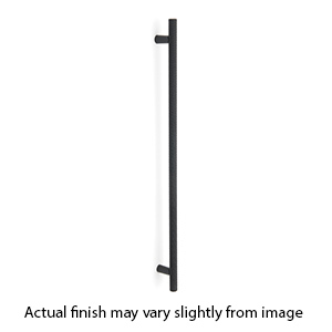 D2902-12 MB - Vita Bella - 12" Appliance Pull w/ Knurled Bar - Matte Black