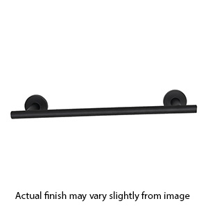 A9420-8 MB - Vita Bella - 8" Towel Bar w/ Knurled Bar - Matte Black