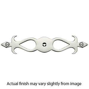 MT42FL-163 PNI - Fleur-de-Lis Backplate - Polished Nickel