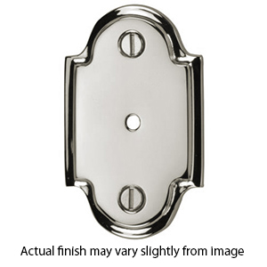 MT42SR-063 PNI - Arched Backplate - Polished Nickel