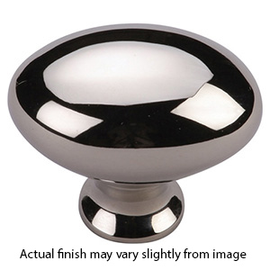 MT0118-038 PNI - 1-1/2" Egg Cabinet Knob - Polished Nickel