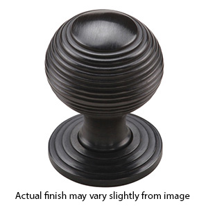 MT0974-032 DOR - 1-1/4" Reeded Cabinet Knob - Oil Rubbed Bronze