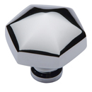 MT2238-032 PCH - 1-1/4" Hex Cabinet Knob - Polished Chrome