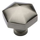 MT2238-032 GSN - 1-1/4" Hex Cabinet Knob - Satin Nickel