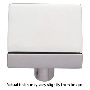 MT3685-038 PNI - 1-1/2" Square Cabinet Knob - Polished Nickel