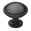 MT3950-032 BLK - 1-1/4" Cabinet Knob - Flat Black