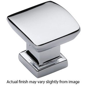 MT4382-025 PCH - 1" Convex Square Knob - Polished Chrome