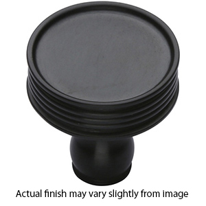 MT4547-032 DOR - 1.25" Ridged Cabinet Knob - Oil Rubbed Bronze