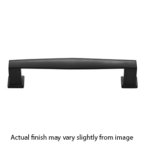 MT4384-152 BLK - 6"cc Hudson Cabinet Pull - Flat Black