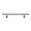 MT4670-102 PCH - 4"cc Cabinet Pull w/ Rose - Polished Chrome