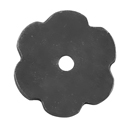 CKB.FW - Tuscany - Flower Knob Backplate - Matte Black