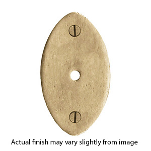 CKB.OV - Ashley Norton - Oval Cabinet Knob Backplate - Natural Bronze