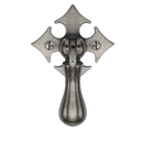 6261 - Ashley Norton - Fleur-de-Lis Pendant Pull - White Medium