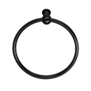 Ashley Norton - Towel Ring - Matte Black